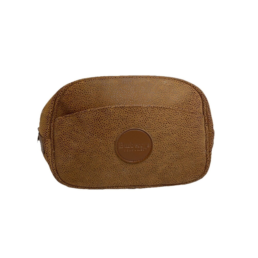 Burberry Fragrance Brown Cosmetic Bag 6x9"